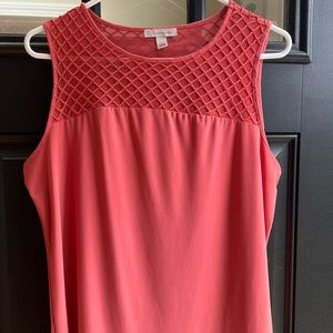Dressbarn Sleeveless Top Size Large